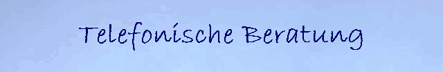 Telefonische Beratung