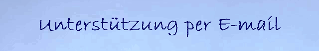 Unterst�tzung per E-mail